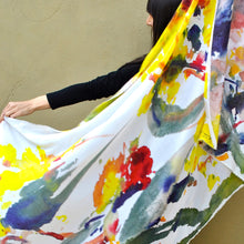 Load image into Gallery viewer, WILD SILK Eucalyptus erythrocorys: Illyarrie Scarf